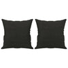 Vidaxl sierkussens 2 st 40x40 cm stof zwart
