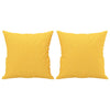 Vidaxl sierkussens 2 st 40x40 cm stof lichtgeel