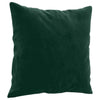 Vidaxl sierkussens 2 st 40x40 cm fluweel donkergroen