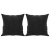 Vidaxl sierkussens 2 st 40x40 cm fluweel zwart