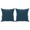 Vidaxl sierkussens 2 st 40x40 cm fluweel blauw
