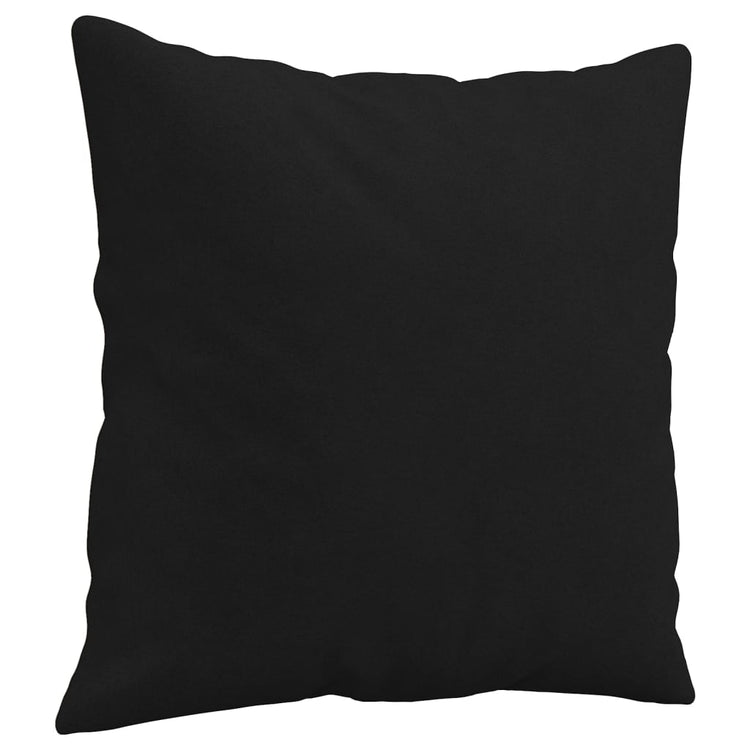 Vidaxl sierkussens 2 st 40x40 cm microvezelstof zwart