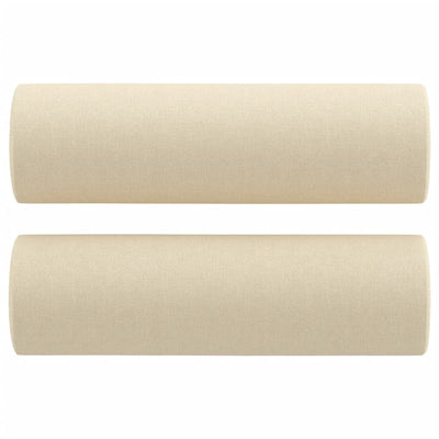 Vidaxl sierkussens 2 st 15x50 cm stof crèmekleurig
