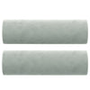 Vidaxl sierkussens 2 st 15x50 cm fluweel lichtgrijs