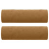 Vidaxl sierkussens 2 st 15x50 cm fluweel bruin