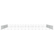 Vidaxl huisdierenkooi met deur 60 panelen 525x525x35 cm staal zwart - afbeelding 3