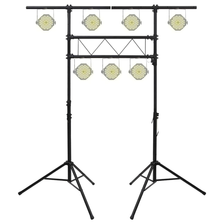 Vidaxl lichtstatief 238x115x(180-300) cm staal