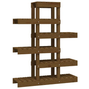 Vidaxl plantenstandaard 85x25x109,5 cm massief grenenhout honingbruin - afbeelding 2