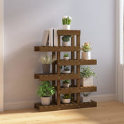 Vidaxl plantenstandaard 85x25x109,5 cm massief grenenhout honingbruin - afbeelding 3