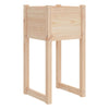 Vidaxl plantenbak 40x40x81 cm massief grenenhout