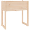 Vidaxl plantenbak 78x40x81 cm massief grenenhout