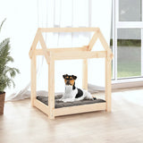 Vidaxl hondenmand 61x50x70 cm massief grenenhout - afbeelding 3