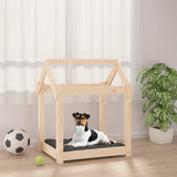 Vidaxl hondenmand 61x50x70 cm massief grenenhout - afbeelding 1