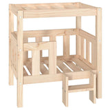 Vidaxl hondenmand 65,5x50,5x70 cm massief grenenhout - afbeelding 2