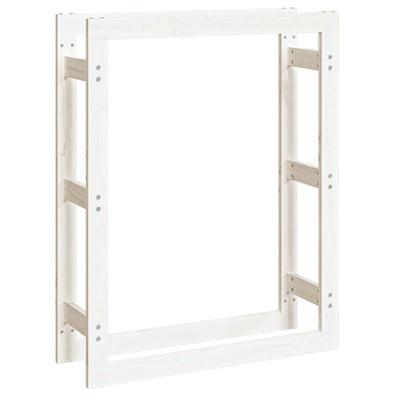 Vidaxl haardhoutrek 80x25x100 cm massief grenenhout wit