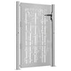 Vidaxl poort met bamboe-ontwerp 100x125 cm cortenstaal