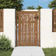 Vidaxl poort met bamboe-ontwerp 100x150 cm cortenstaal