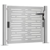 Vidaxl poort vierkant 100x100 cm cortenstaal