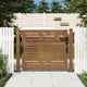 Vidaxl poort vierkant 100x100 cm cortenstaal
