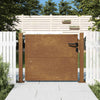 Vidaxl poort 100x75 cm cortenstaal