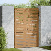 Vidaxl poort 85x150 cm vierkant cortenstaal
