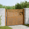 Vidaxl poort 100x75 cm vierkant cortenstaal