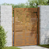 Vidaxl poort 100x125 cm vierkant cortenstaal