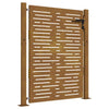 Vidaxl poort 100x150 cm vierkant cortenstaal