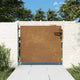 Vidaxl poort 85x100 cm cortenstaal