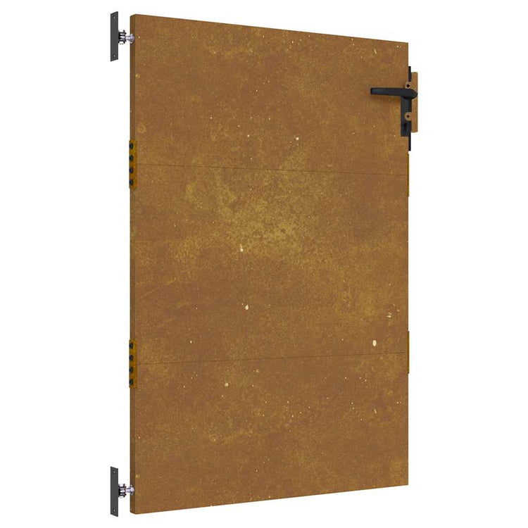 Vidaxl poort 85x125 cm cortenstaal