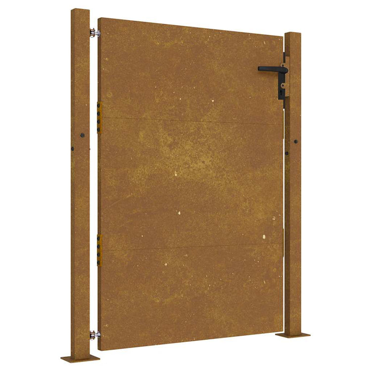 Vidaxl poort 100x150 cm cortenstaal