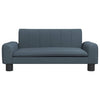 Vidaxl hondenmand 70x45x30 cm stof donkergrijs