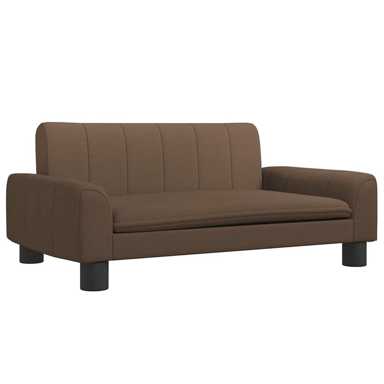 Vidaxl hondenmand 70x45x30 cm stof bruin