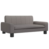 Vidaxl hondenmand 70x45x30 cm stof taupe - afbeelding 2