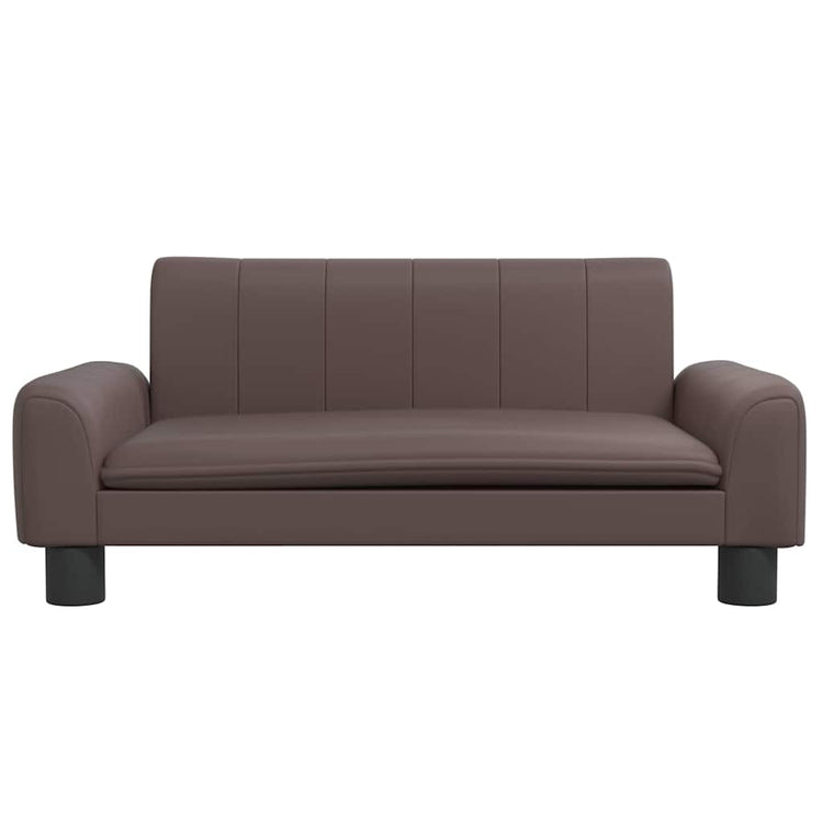 Vidaxl hondenmand 70x45x30 cm kunstleer bruin