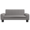Vidaxl hondenmand 70x45x30 cm kunstleer grijs