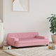 Vidaxl hondenmand 90x53x30 cm fluweel roze