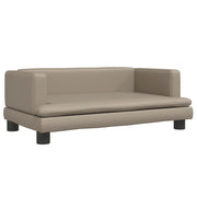 VidaXL Hondenmand 80x45x30 cm kunstleer cappuccinokleurig - afbeelding 2