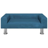 Vidaxl hondenmand 70x45x26,5 cm fluweel blauw