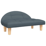 Vidaxl hondenmand 70x52x30 cm stof donkergrijs - afbeelding 2