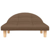 Vidaxl hondenmand 70x52x30 cm stof bruin