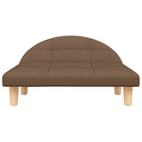 Vidaxl hondenmand 70x52x30 cm stof bruin - afbeelding 3