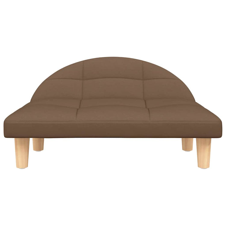 Vidaxl hondenmand 70x52x30 cm stof bruin