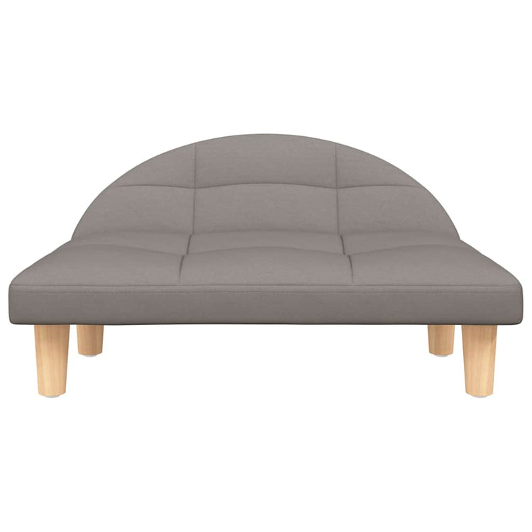 Vidaxl hondenmand 70x52x30 cm stof taupe