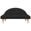 Vidaxl hondenmand 70x52x30 cm stof zwart