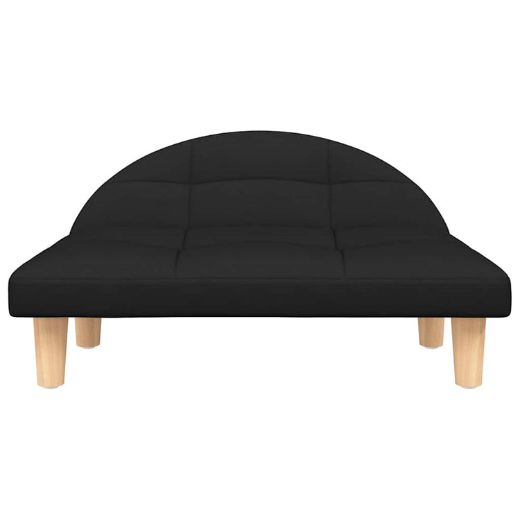 Vidaxl hondenmand 70x52x30 cm stof zwart