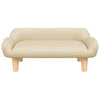 Vidaxl hondenmand 70x40x24 cm stof crèmekleurig