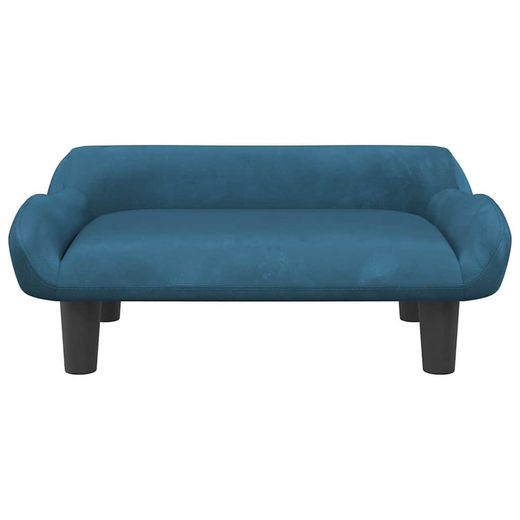 Vidaxl hondenmand 70x40x24 cm fluweel blauw
