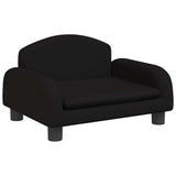 Vidaxl hondenmand 50x40x30 cm stof zwart - afbeelding 2