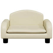 Vidaxl hondenmand 50x40x30 cm kunstleer crèmekleurig - afbeelding 3